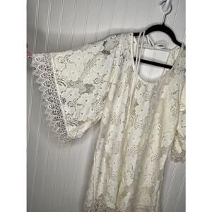 Women's Lucy Love Lace sheer Dress Size M
